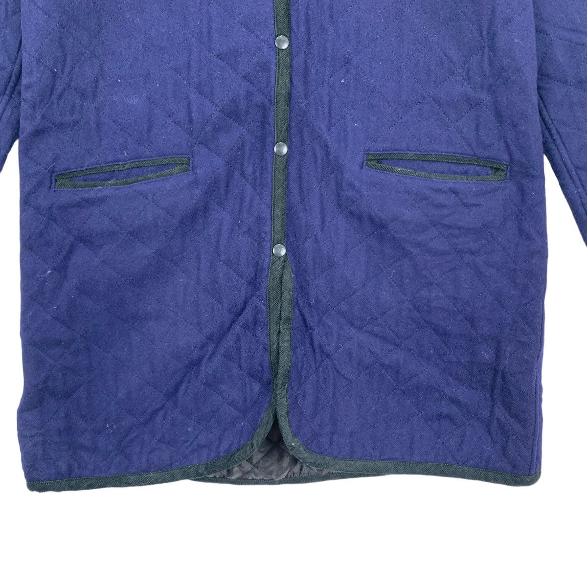 Vintage Vintage Ray Beams Quilted Wool Hoodie Jacket Size US S / EU 44-46 / 1 - 3 Thumbnail