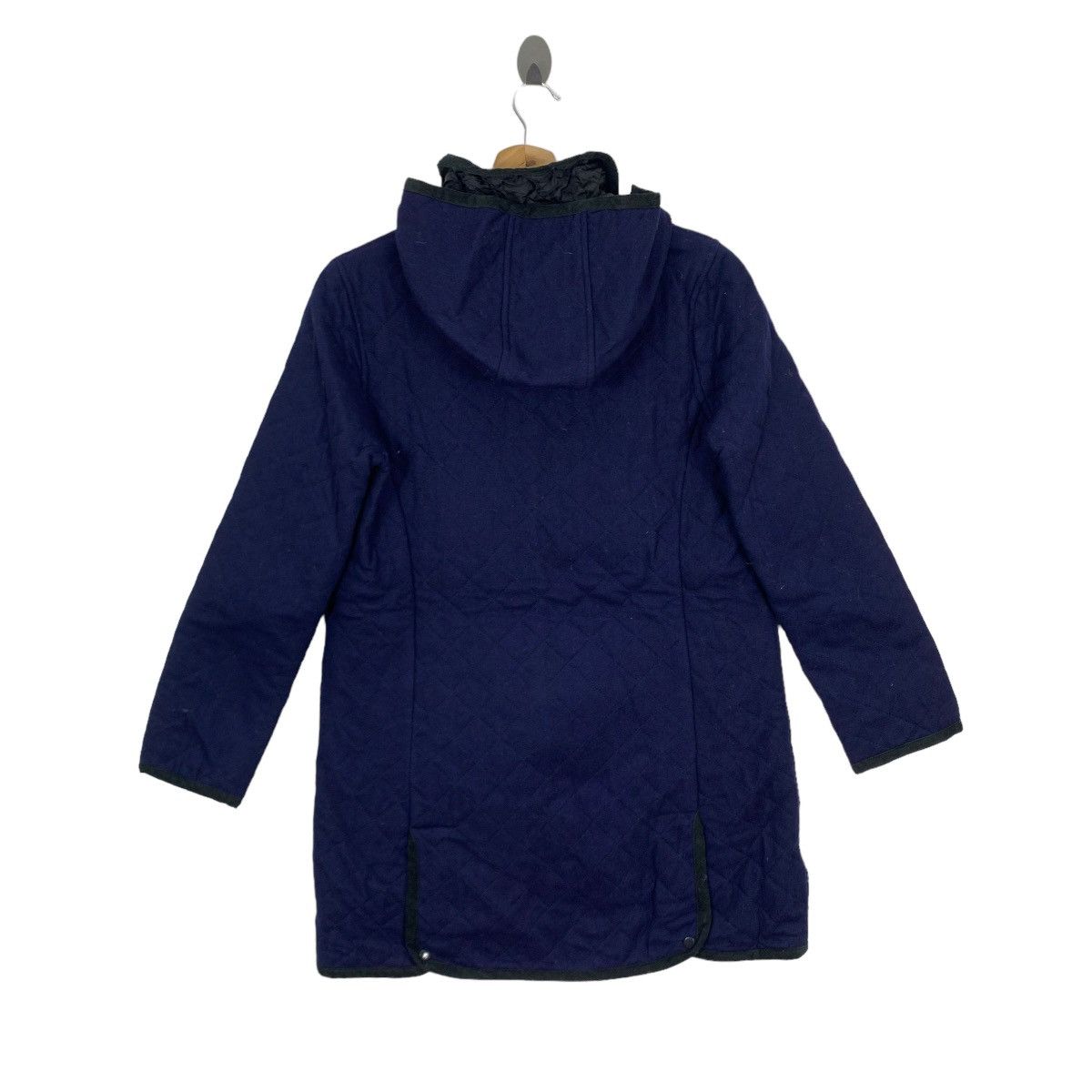 Vintage Vintage Ray Beams Quilted Wool Hoodie Jacket Size US S / EU 44-46 / 1 - 4 Thumbnail