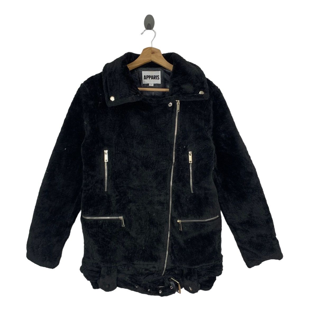 Japanese Brand Vintage Designer Apparis Faux Fur Coat Size US S / EU 44-46 / 1 - 1 Thumbnail