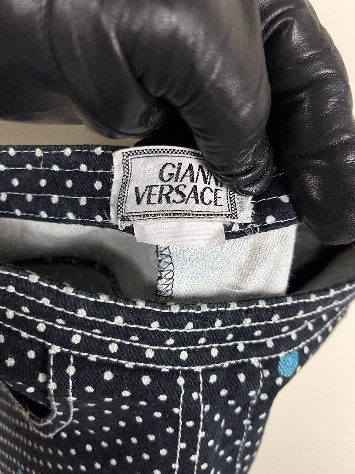 Versace Versace Jeans Polka Dot Size 26" / US 2 / IT 38 - 8 Thumbnail