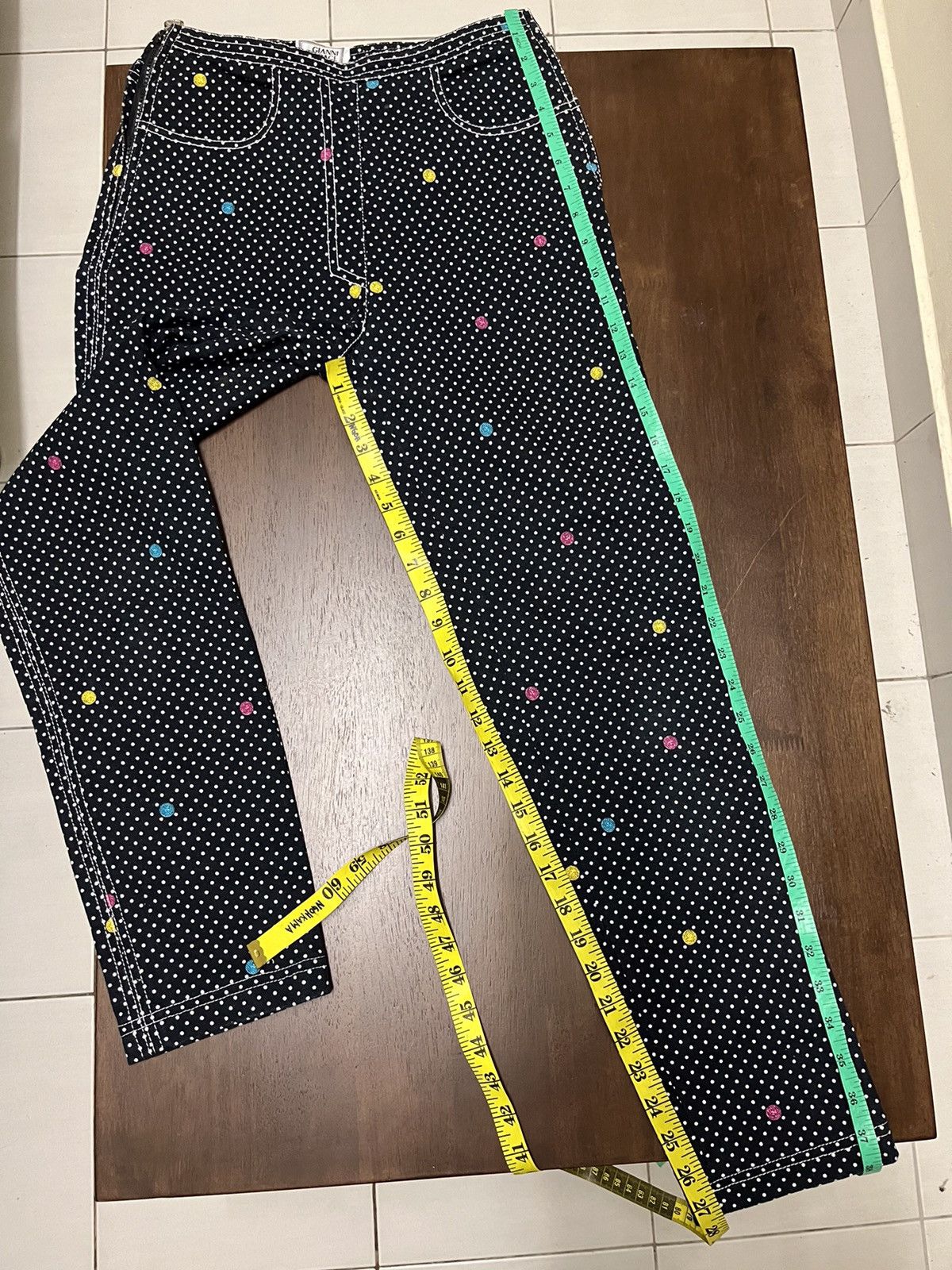 Versace Versace Jeans Polka Dot Size 26" / US 2 / IT 38 - 13 Thumbnail