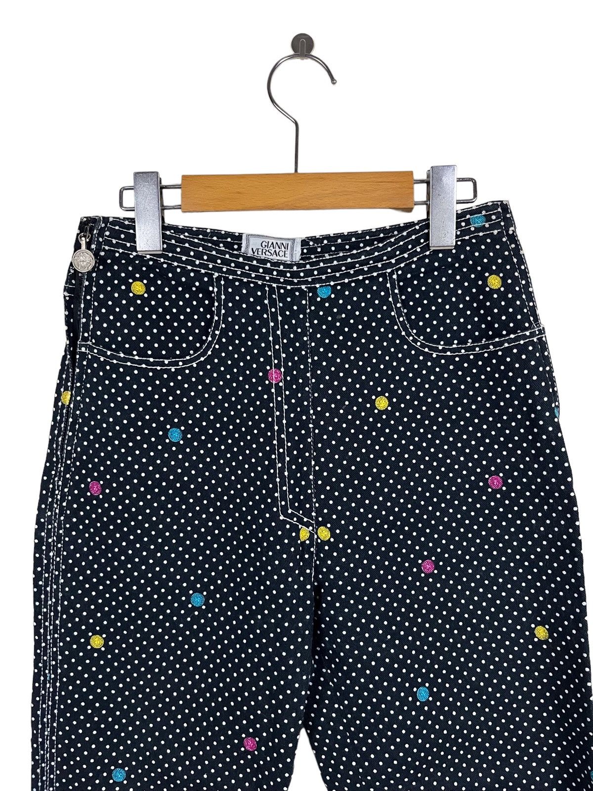 Versace Versace Jeans Polka Dot Size 26" / US 2 / IT 38 - 3 Thumbnail