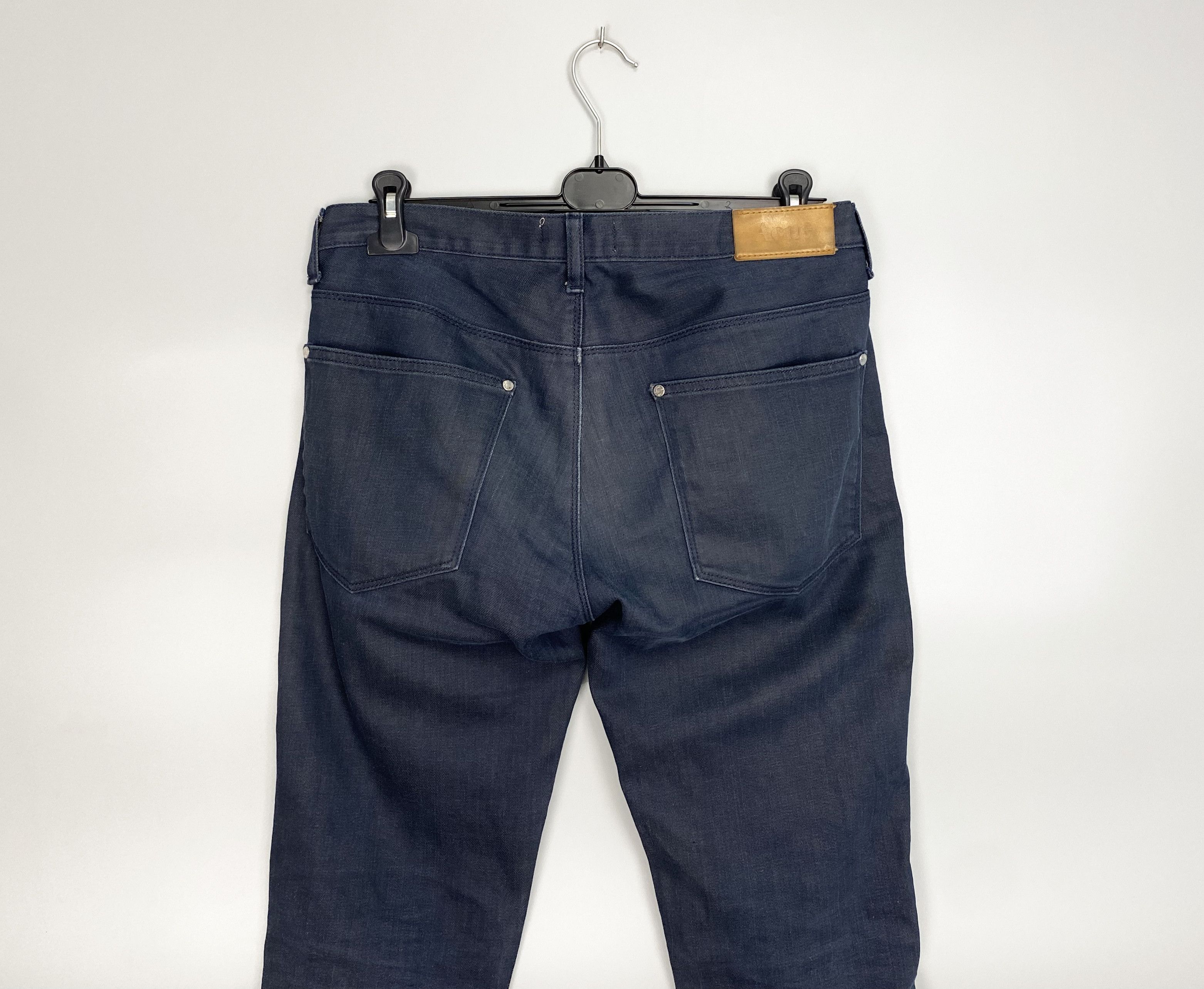 Acne Studios ACNE Max Thunder Denim Jeans Leather Patch W30 L32 Size US 30 / EU 46 - 7 Thumbnail