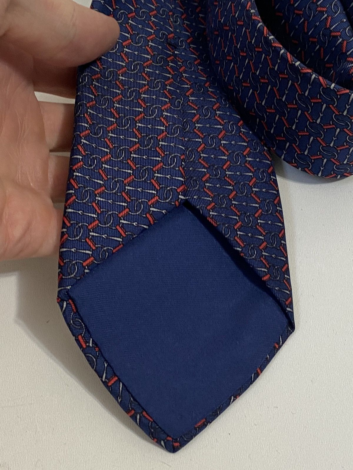 Hermes Hermes Tie Size ONE SIZE - 4 Thumbnail