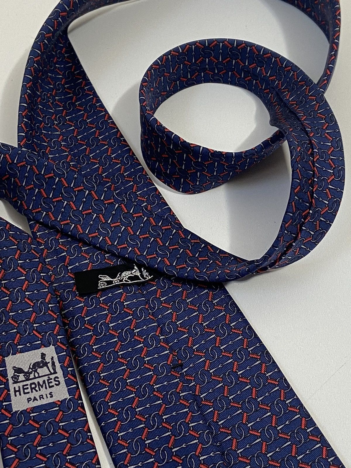 Hermes Hermes Tie Size ONE SIZE - 9 Thumbnail