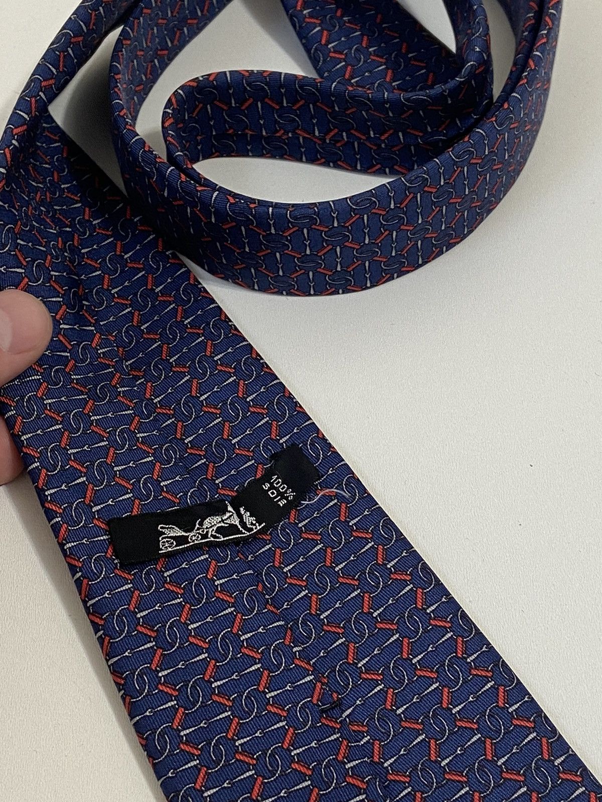 Hermes Hermes Tie Size ONE SIZE - 5 Thumbnail