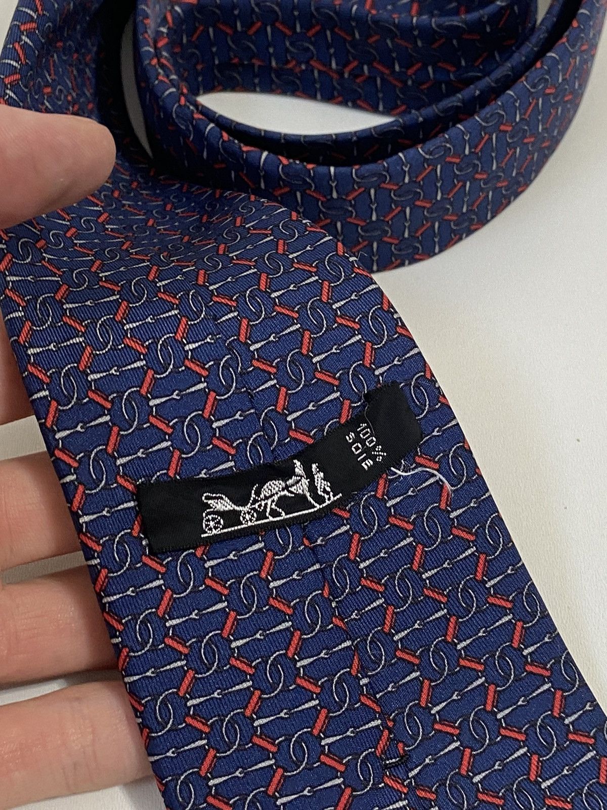Hermes Hermes Tie Size ONE SIZE - 6 Thumbnail