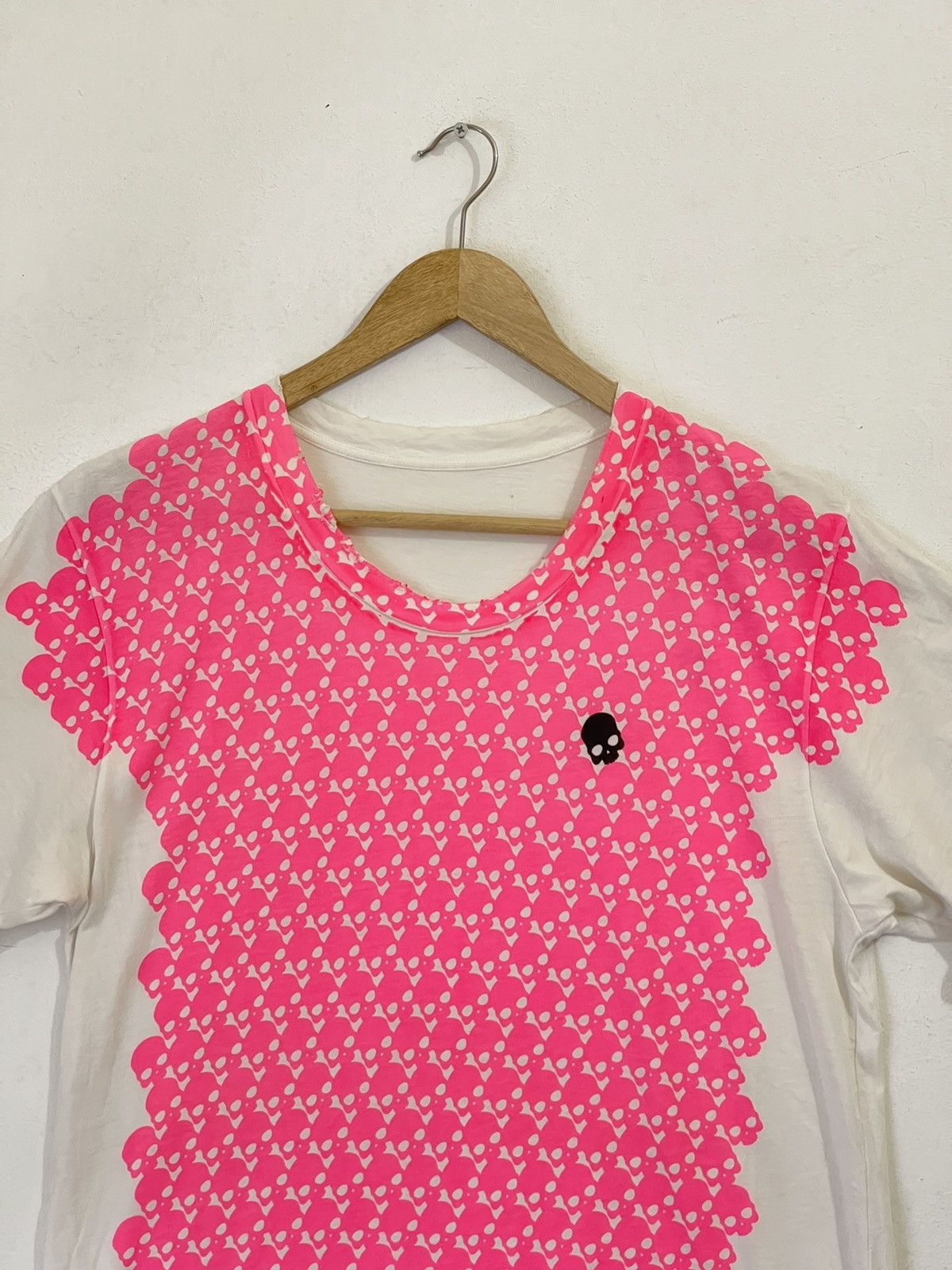 HYDROGEN hydrogen italy skull tshirt distressed style Size US L / EU 52-54 / 3 - 4 Thumbnail