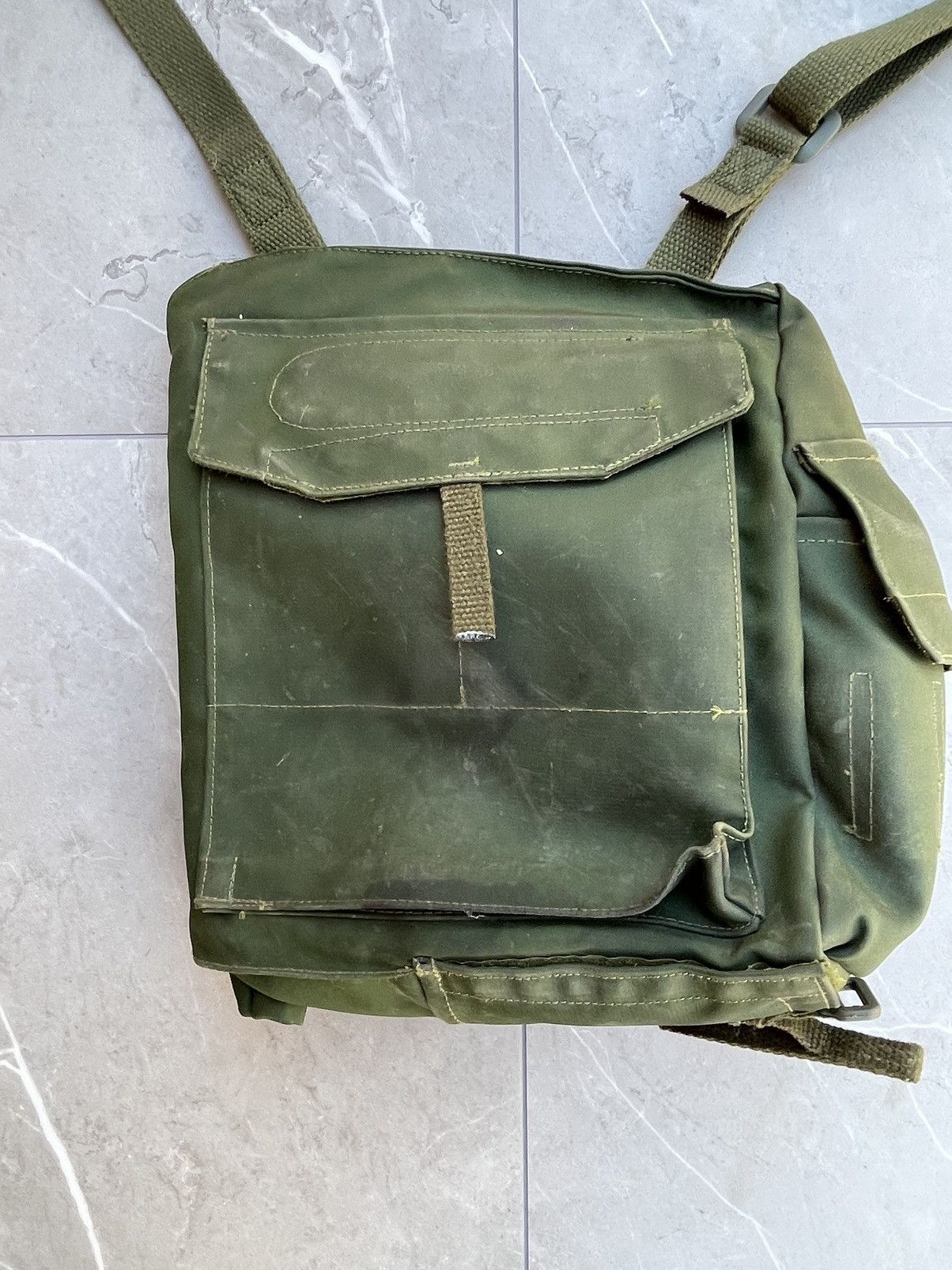 70s Vintage Military Gas Mask Crossbody