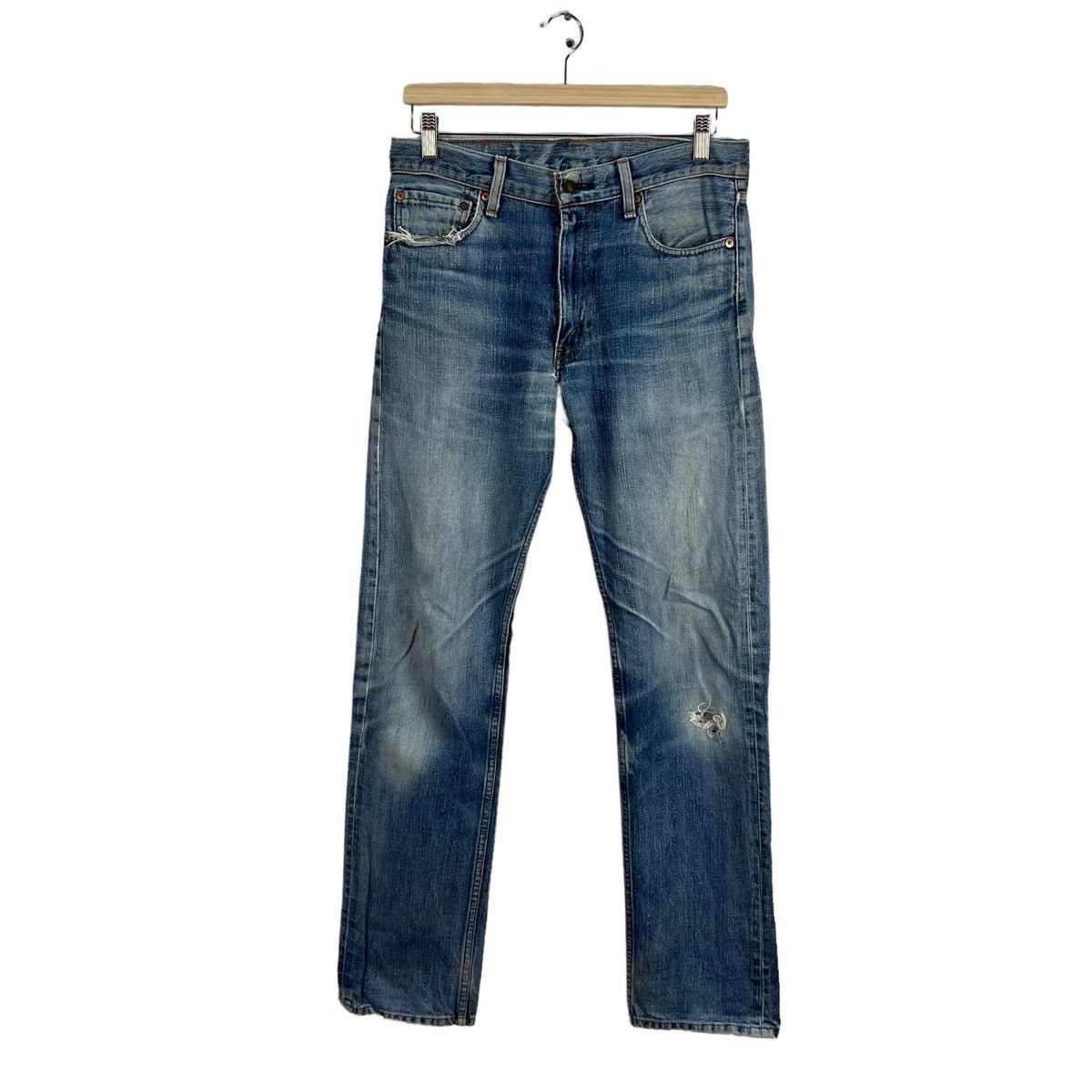 Levi's VINTAGE LEVI'S DENIM JEANS DISTRESSED DESIGN Size US 30 / EU 46 - 1 Thumbnail