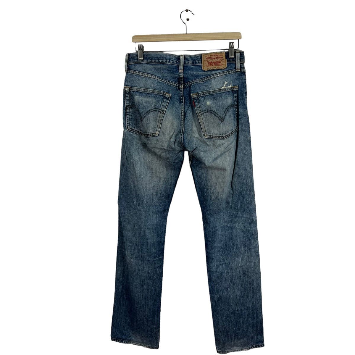 Levi's VINTAGE LEVI'S DENIM JEANS DISTRESSED DESIGN Size US 30 / EU 46 - 10 Thumbnail