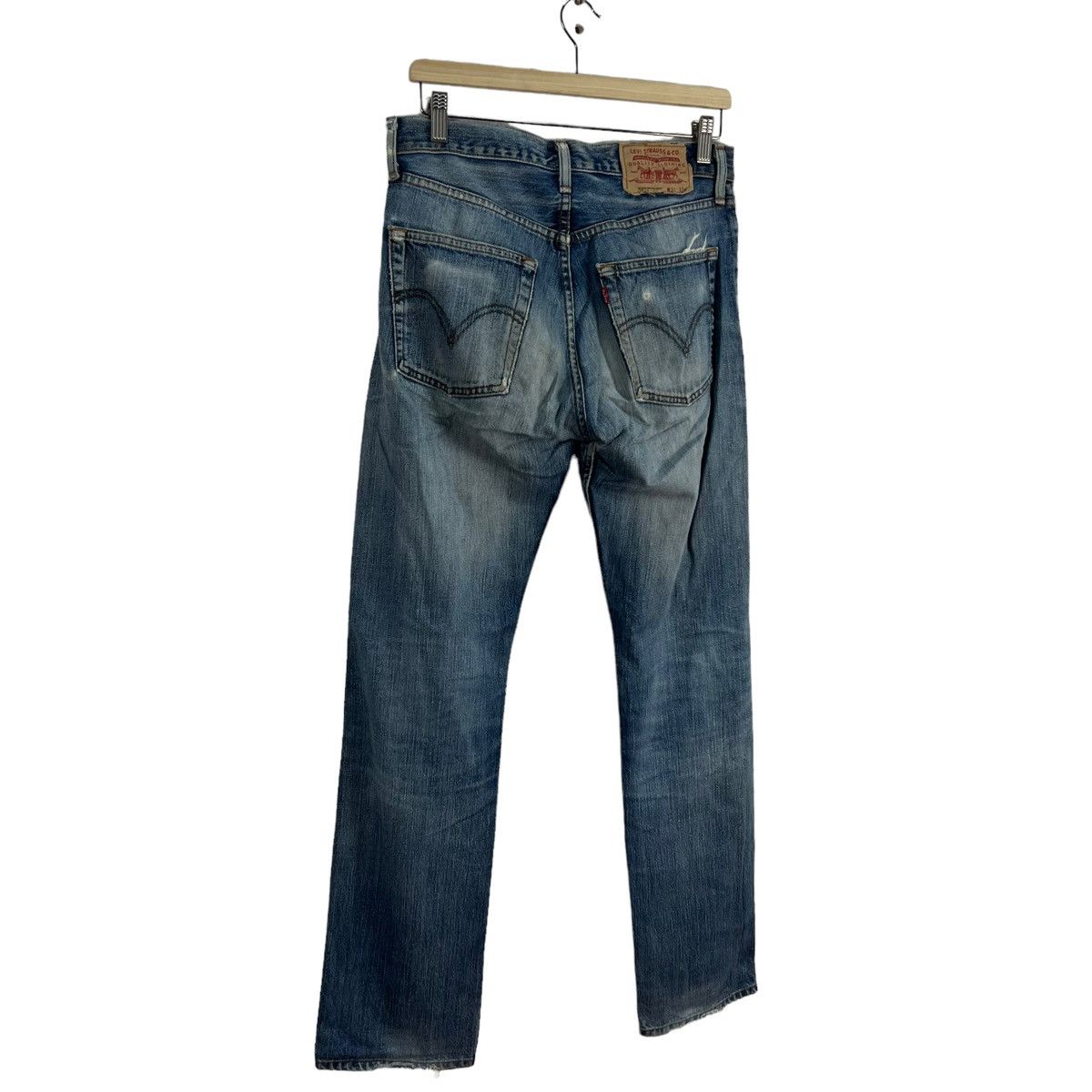 Levi's VINTAGE LEVI'S DENIM JEANS DISTRESSED DESIGN Size US 30 / EU 46 - 9 Thumbnail