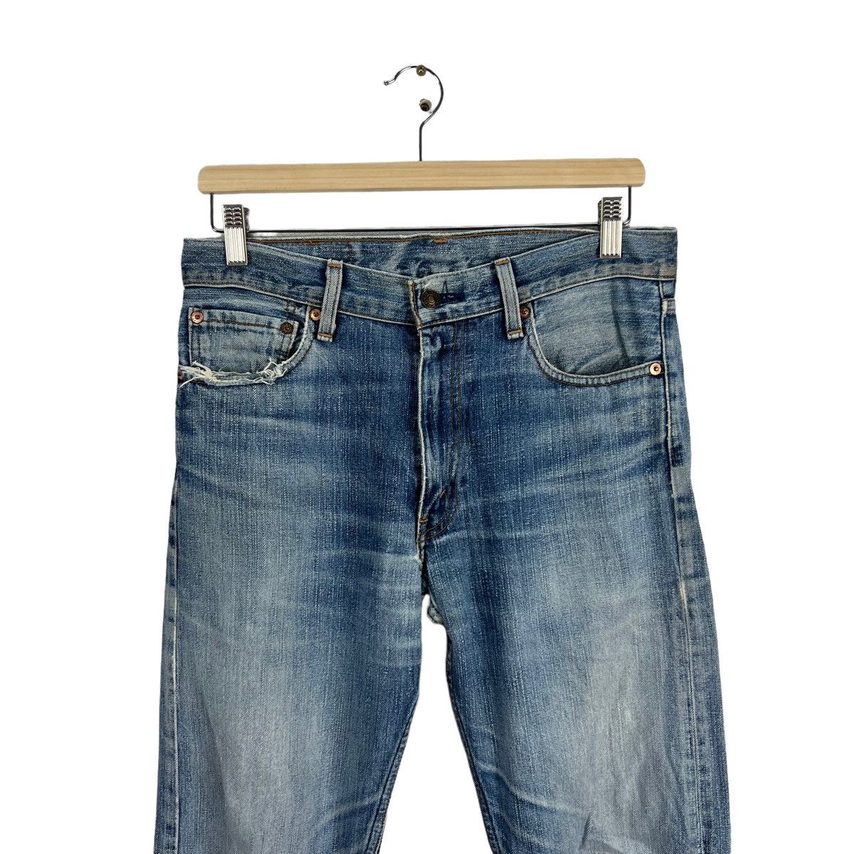 Levi's VINTAGE LEVI'S DENIM JEANS DISTRESSED DESIGN Size US 30 / EU 46 - 3 Thumbnail