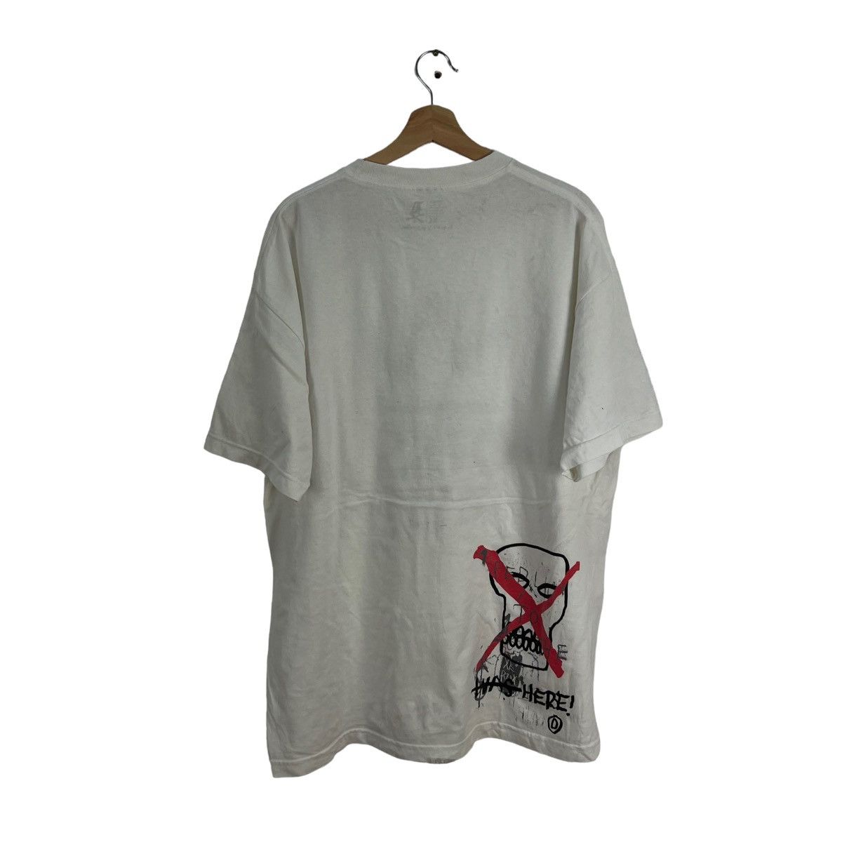 Japanese Brand VERY RARE DISSIZITI TEE BIG LOGO USA MADE PUNK STYLE DESIGN Size US XL / EU 56 / 4 - 5 Thumbnail