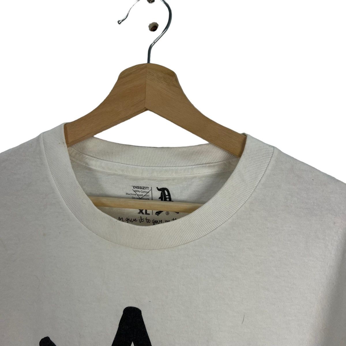Japanese Brand VERY RARE DISSIZITI TEE BIG LOGO USA MADE PUNK STYLE DESIGN Size US XL / EU 56 / 4 - 6 Thumbnail
