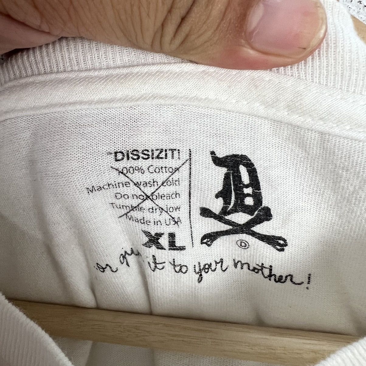 Japanese Brand VERY RARE DISSIZITI TEE BIG LOGO USA MADE PUNK STYLE DESIGN Size US XL / EU 56 / 4 - 10 Thumbnail