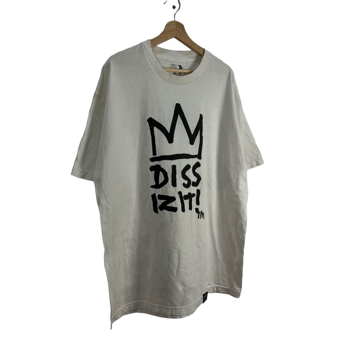 Japanese Brand VERY RARE DISSIZITI TEE BIG LOGO USA MADE PUNK STYLE DESIGN Size US XL / EU 56 / 4 - 4 Thumbnail