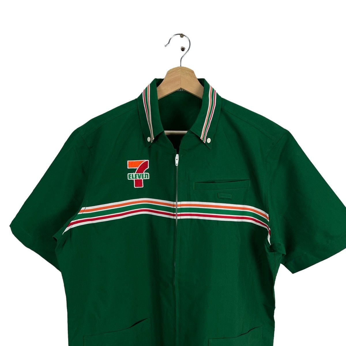 Japanese Brand VINTAGE WORK SHIRT BIG LOGO 7 ELEVEN BIG LOGO JAPAN Size US M / EU 48-50 / 2 - 7 Thumbnail