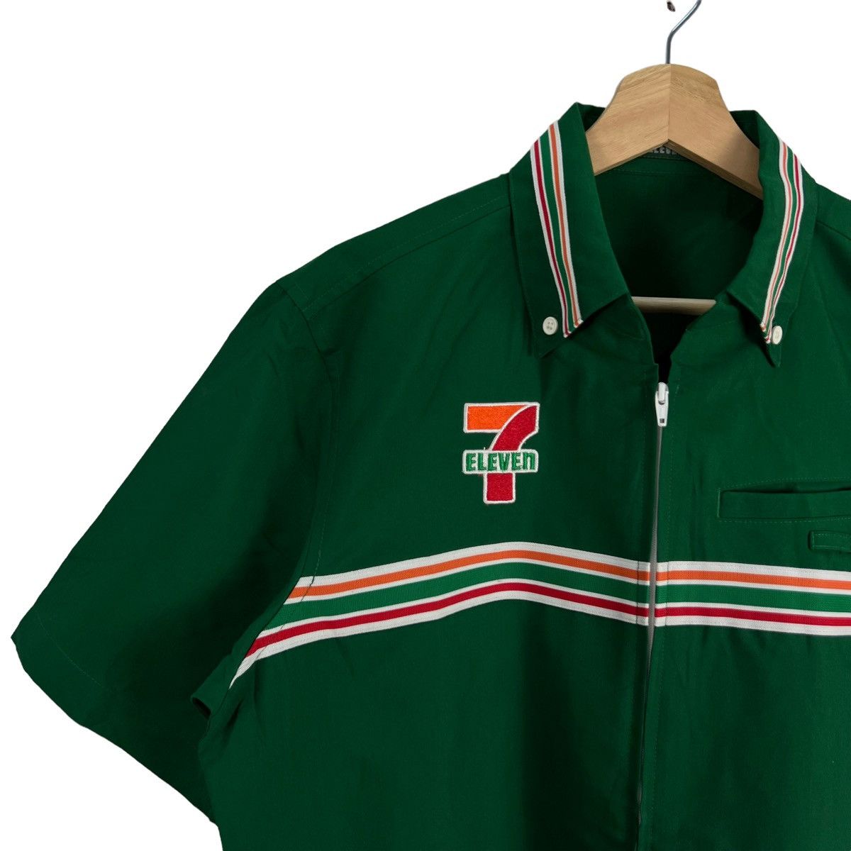 Japanese Brand VINTAGE WORK SHIRT BIG LOGO 7 ELEVEN BIG LOGO JAPAN Size US M / EU 48-50 / 2 - 3 Thumbnail
