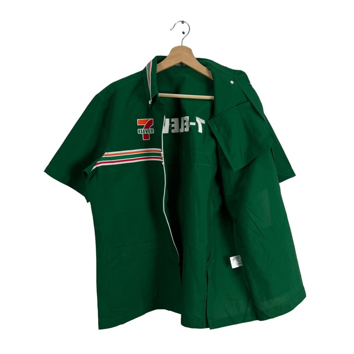 Japanese Brand VINTAGE WORK SHIRT BIG LOGO 7 ELEVEN BIG LOGO JAPAN Size US M / EU 48-50 / 2 - 9 Thumbnail