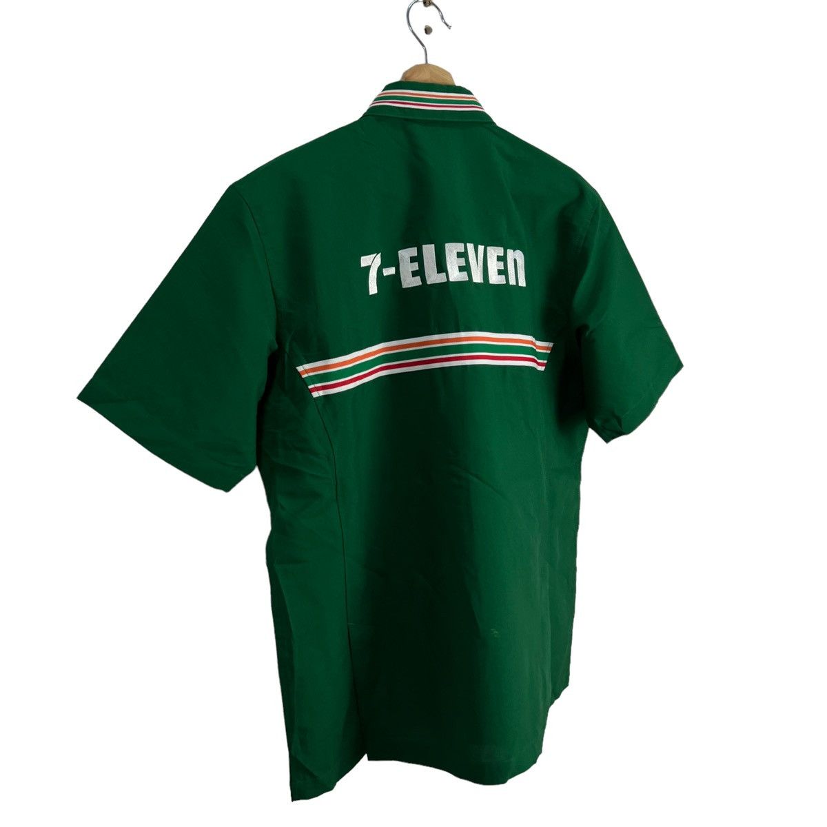 Japanese Brand VINTAGE WORK SHIRT BIG LOGO 7 ELEVEN BIG LOGO JAPAN Size US M / EU 48-50 / 2 - 6 Thumbnail