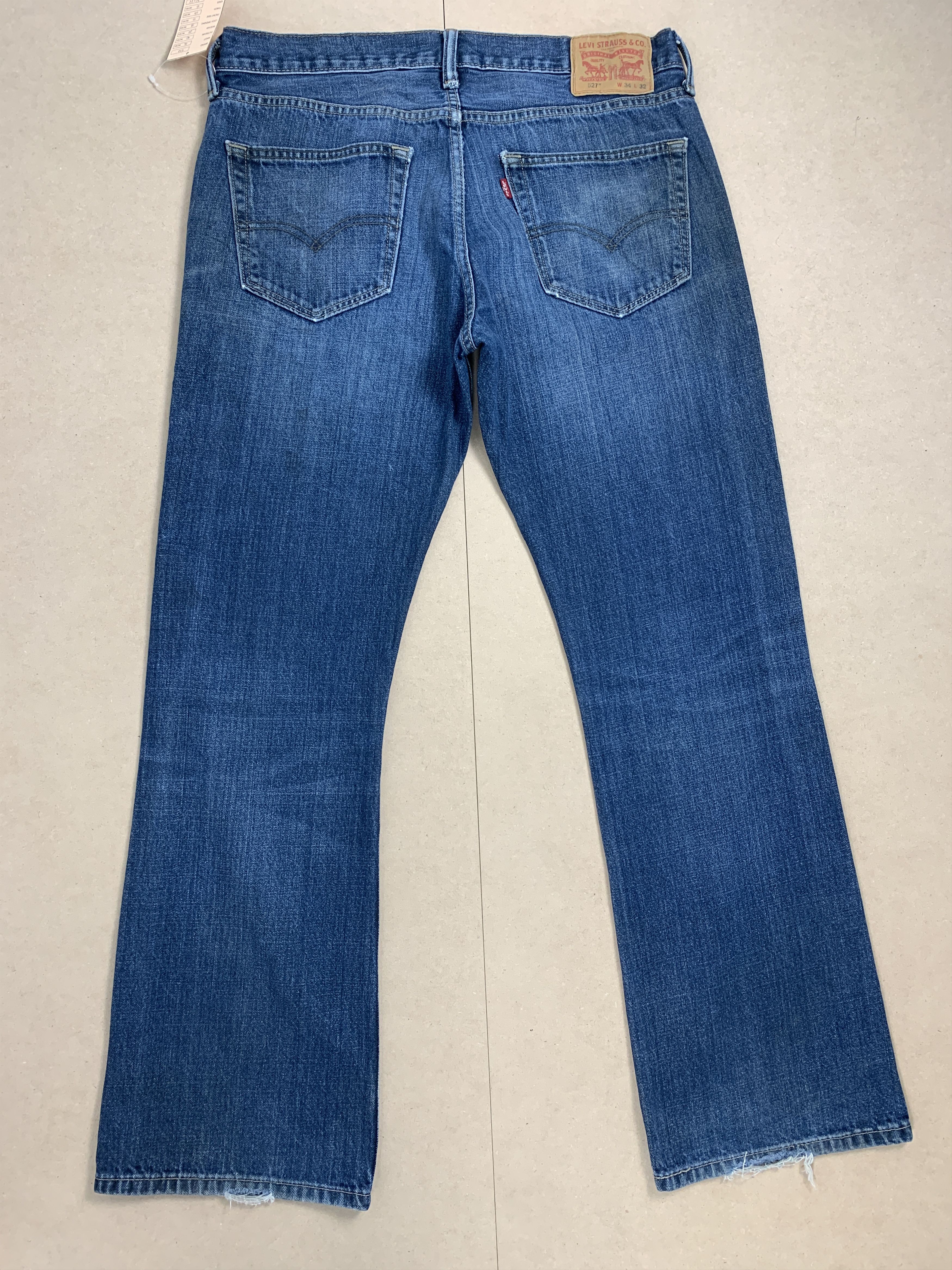 Levi's × Vintage Vintage LEVI'S 527 Flared Bootcut Faded Mid Wash Jeans Size US 36 / EU 52 - 7 Thumbnail