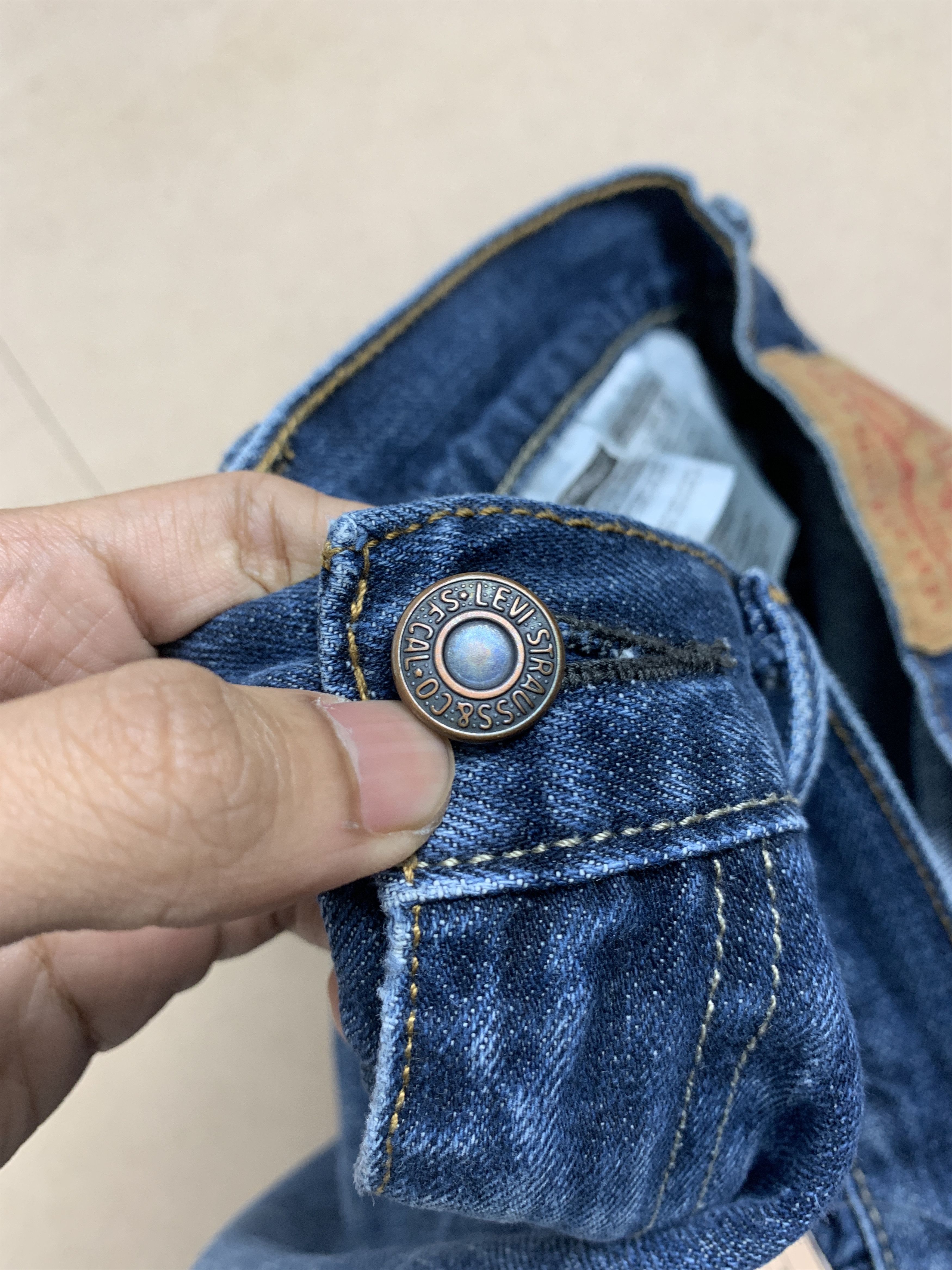 Levi's × Vintage Vintage LEVI'S 527 Flared Bootcut Faded Mid Wash Jeans Size US 36 / EU 52 - 19 Thumbnail