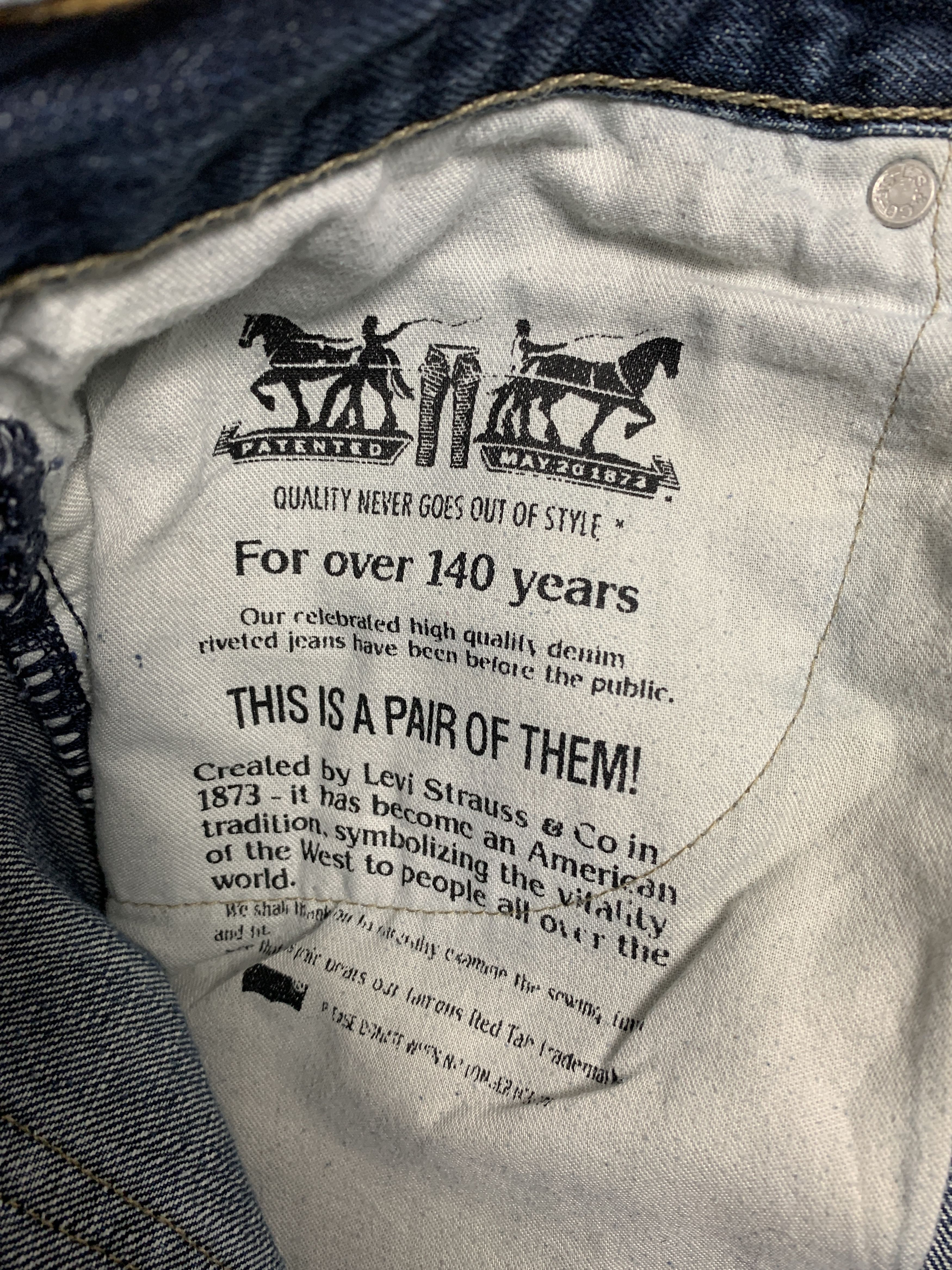 Levi's × Vintage Vintage LEVI'S 527 Flared Bootcut Faded Mid Wash Jeans Size US 36 / EU 52 - 11 Thumbnail