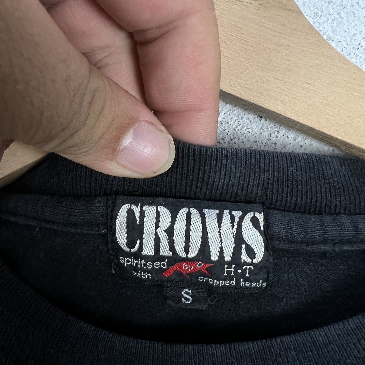 Japanese Brand VINTAGE CROWS PUNK DESIGN BIG LOGO TEE RARE WEARS Size US S / EU 44-46 / 1 - 9 Thumbnail