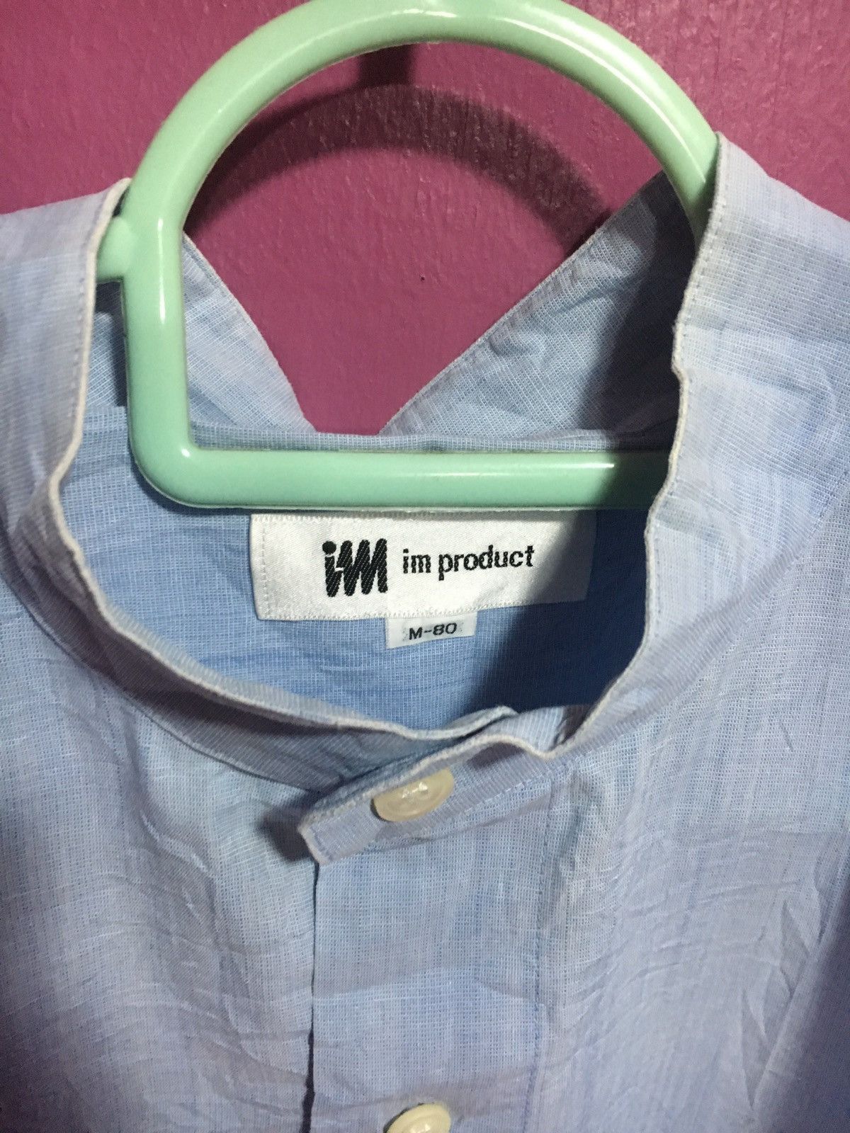 Issey Miyake VINTAGE ISSEY MIYAKE LIGHT BLUE SIZE M SHIRT BUTTON UP Size US M / EU 48-50 / 2 - 1 Thumbnail