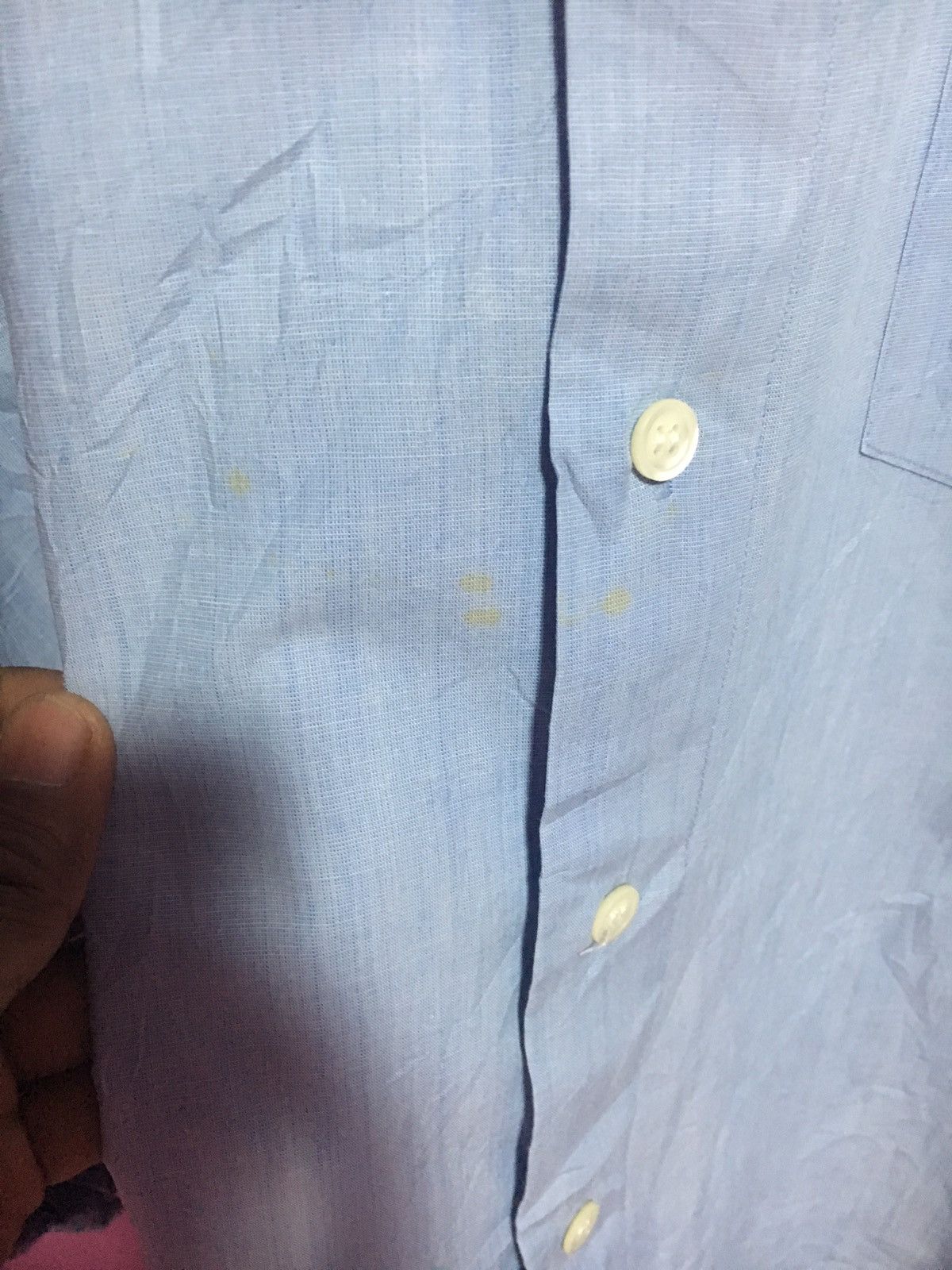 Issey Miyake VINTAGE ISSEY MIYAKE LIGHT BLUE SIZE M SHIRT BUTTON UP Size US M / EU 48-50 / 2 - 4 Thumbnail