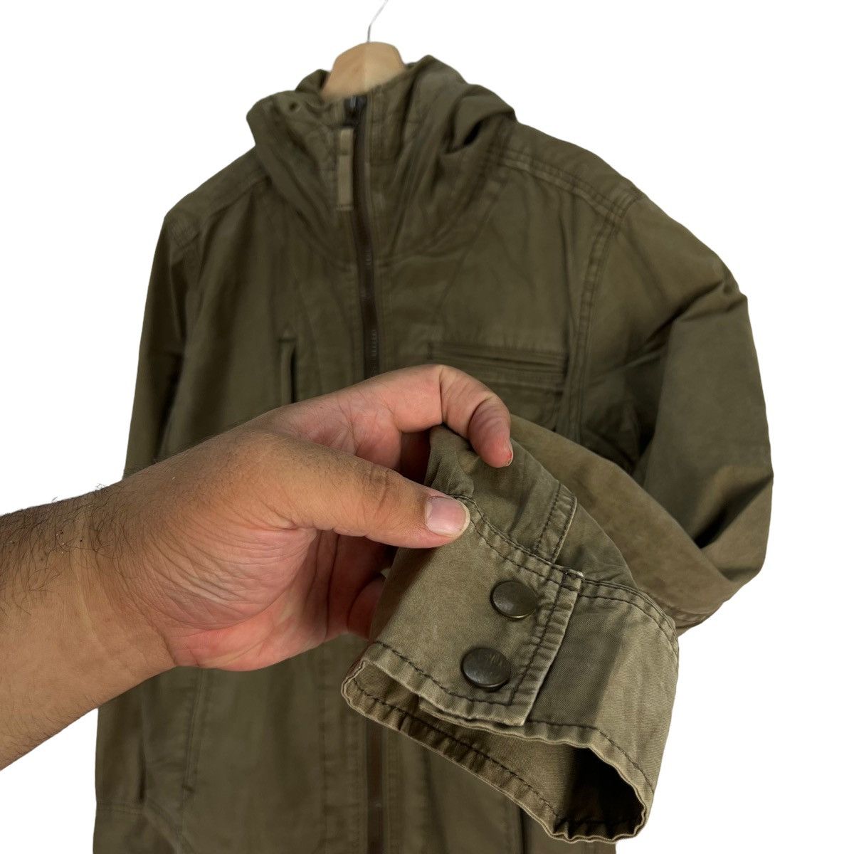 Japanese Brand VINTAGE PARACHUTE BIKER BONDAGE DESIGN JACKET BEAMS JAPAN Size US L / EU 52-54 / 3 - 4 Thumbnail