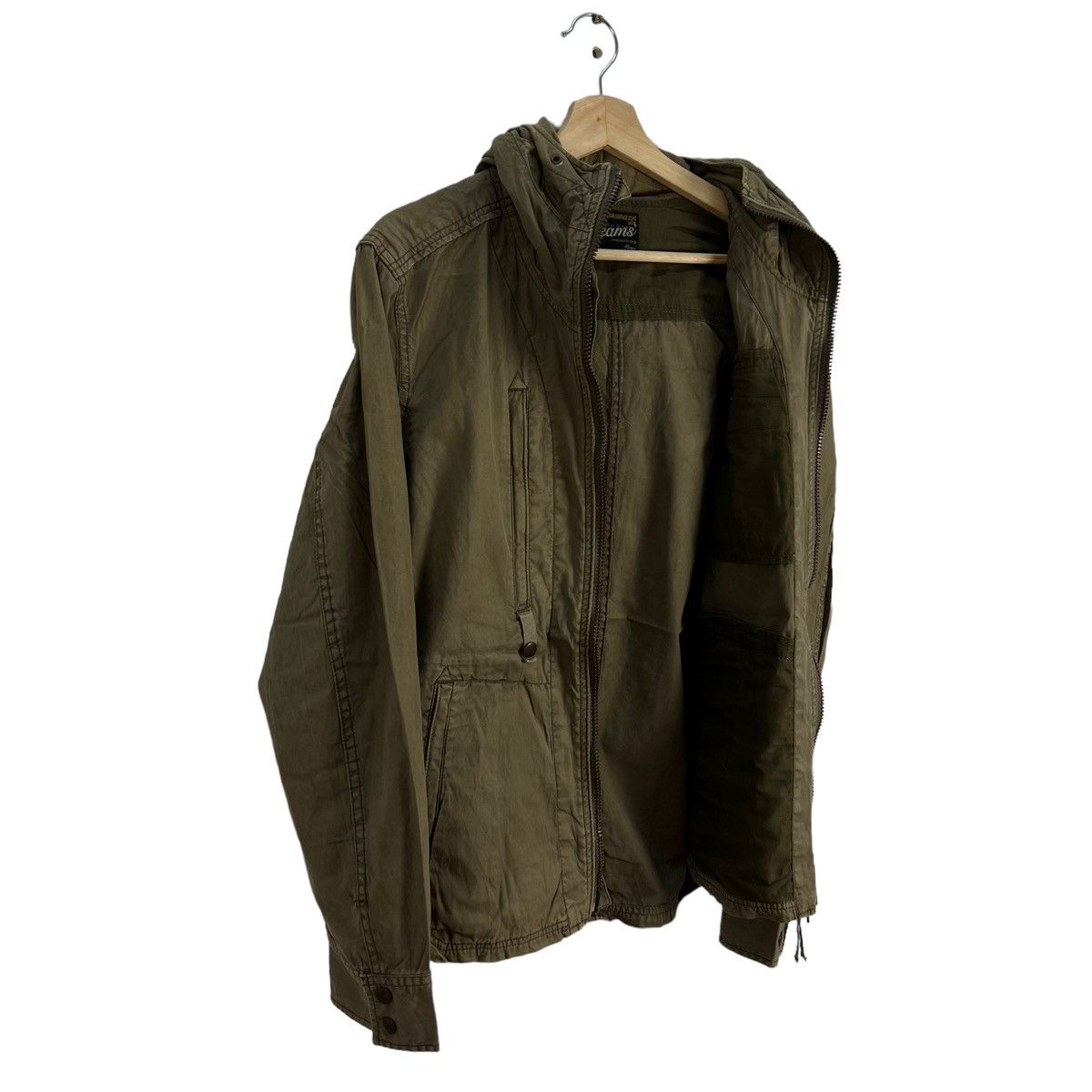 Japanese Brand VINTAGE PARACHUTE BIKER BONDAGE DESIGN JACKET BEAMS JAPAN Size US L / EU 52-54 / 3 - 8 Thumbnail