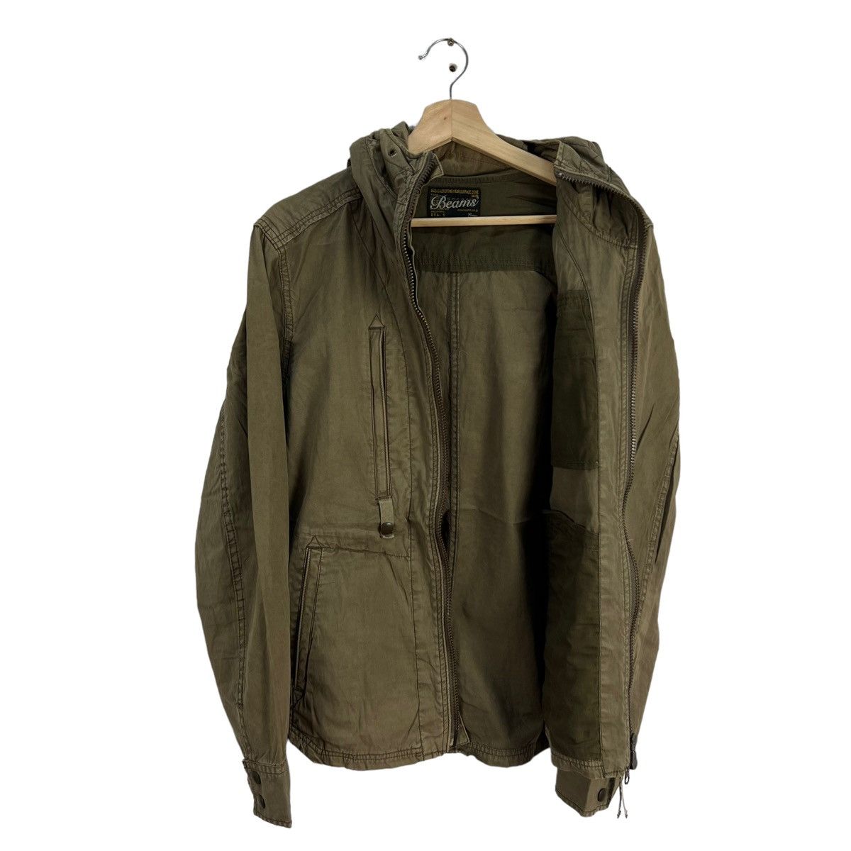 Japanese Brand VINTAGE PARACHUTE BIKER BONDAGE DESIGN JACKET BEAMS JAPAN Size US L / EU 52-54 / 3 - 9 Thumbnail