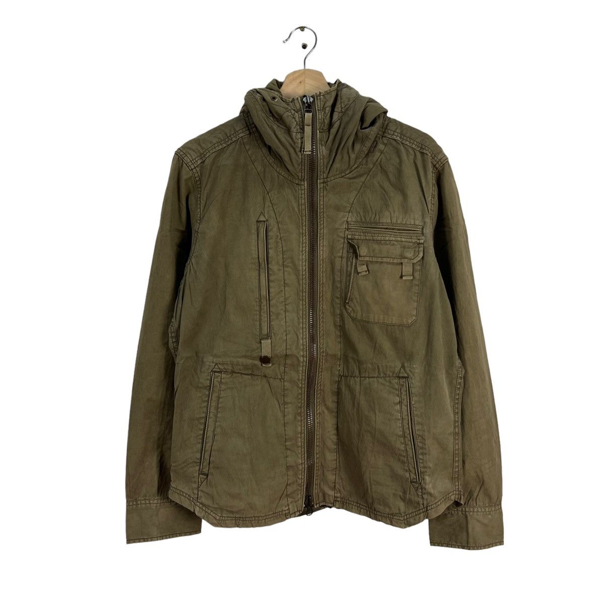 Japanese Brand VINTAGE PARACHUTE BIKER BONDAGE DESIGN JACKET BEAMS JAPAN Size US L / EU 52-54 / 3 - 1 Thumbnail
