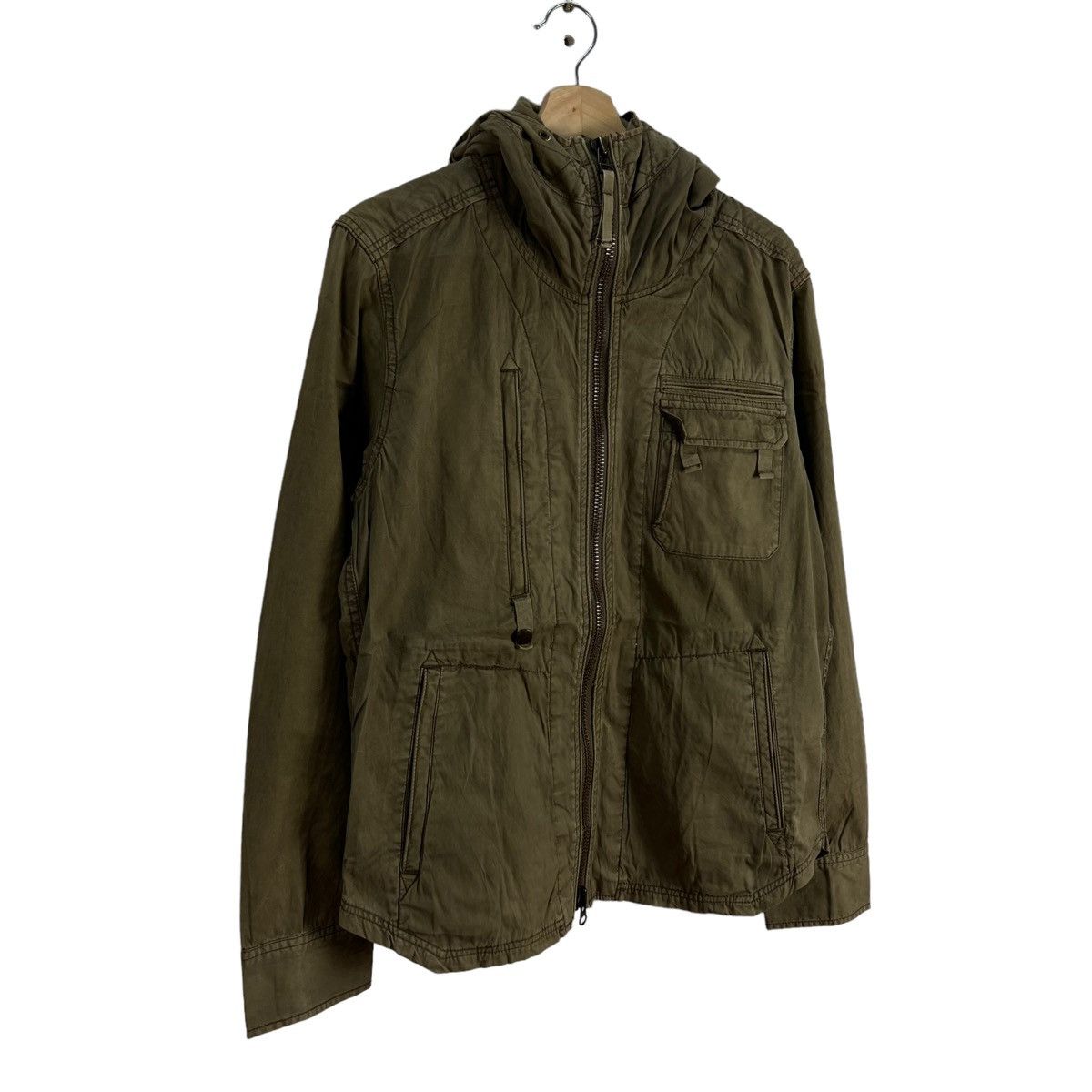 Japanese Brand VINTAGE PARACHUTE BIKER BONDAGE DESIGN JACKET BEAMS JAPAN Size US L / EU 52-54 / 3 - 6 Thumbnail