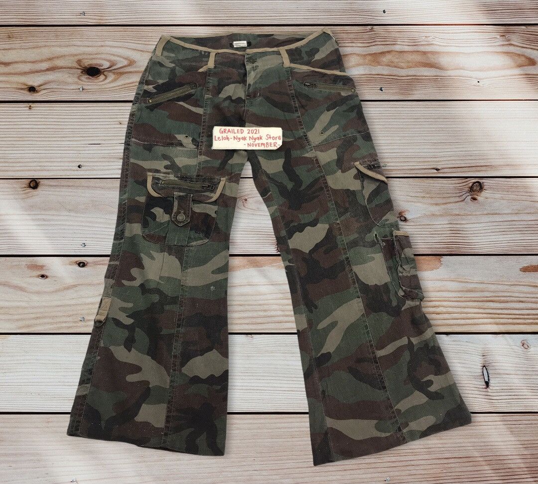 ❌Last Drop❌Rare D-Gallery army camo Cargopants multipocket