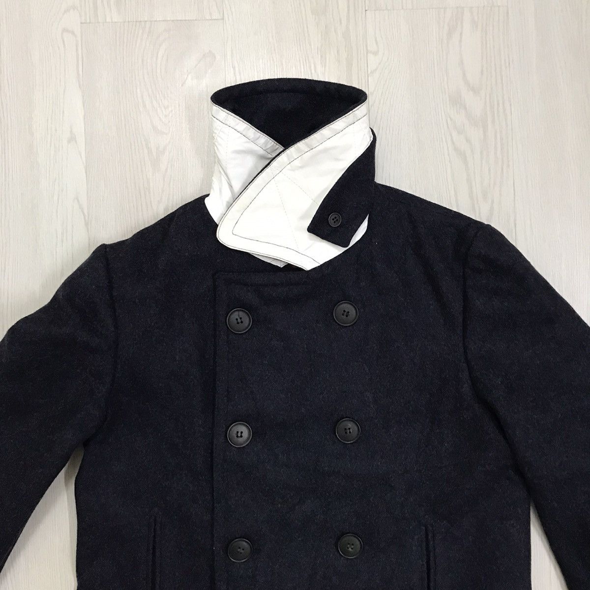 A.P.C. × Vintage Vintage A.P.C Wool Jacket Made In Romania Size M / US 6-8 / IT 42-44 - 10 Thumbnail