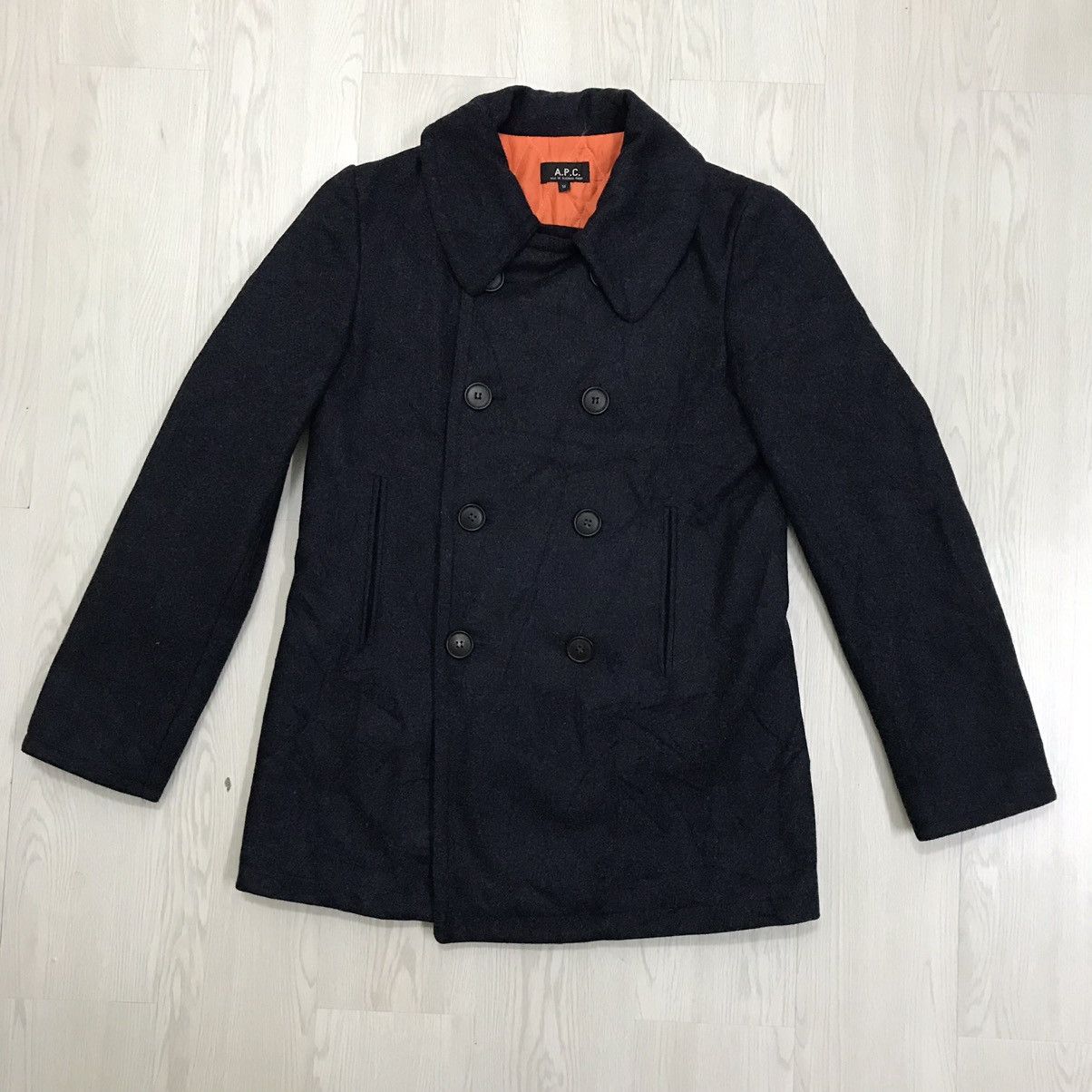 A.P.C. × Vintage Vintage A.P.C Wool Jacket Made In Romania Size M / US 6-8 / IT 42-44 - 1 Thumbnail