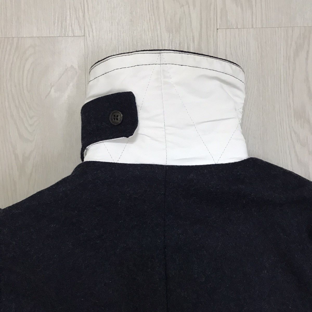 A.P.C. × Vintage Vintage A.P.C Wool Jacket Made In Romania Size M / US 6-8 / IT 42-44 - 13 Thumbnail