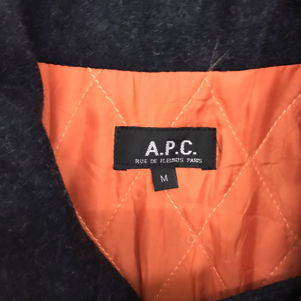 A.P.C. × Vintage Vintage A.P.C Wool Jacket Made In Romania Size M / US 6-8 / IT 42-44 - 14 Thumbnail