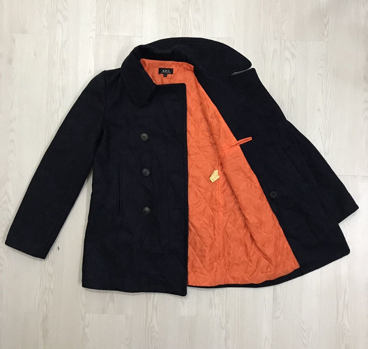 A.P.C. × Vintage Vintage A.P.C Wool Jacket Made In Romania Size M / US 6-8 / IT 42-44 - 2 Thumbnail