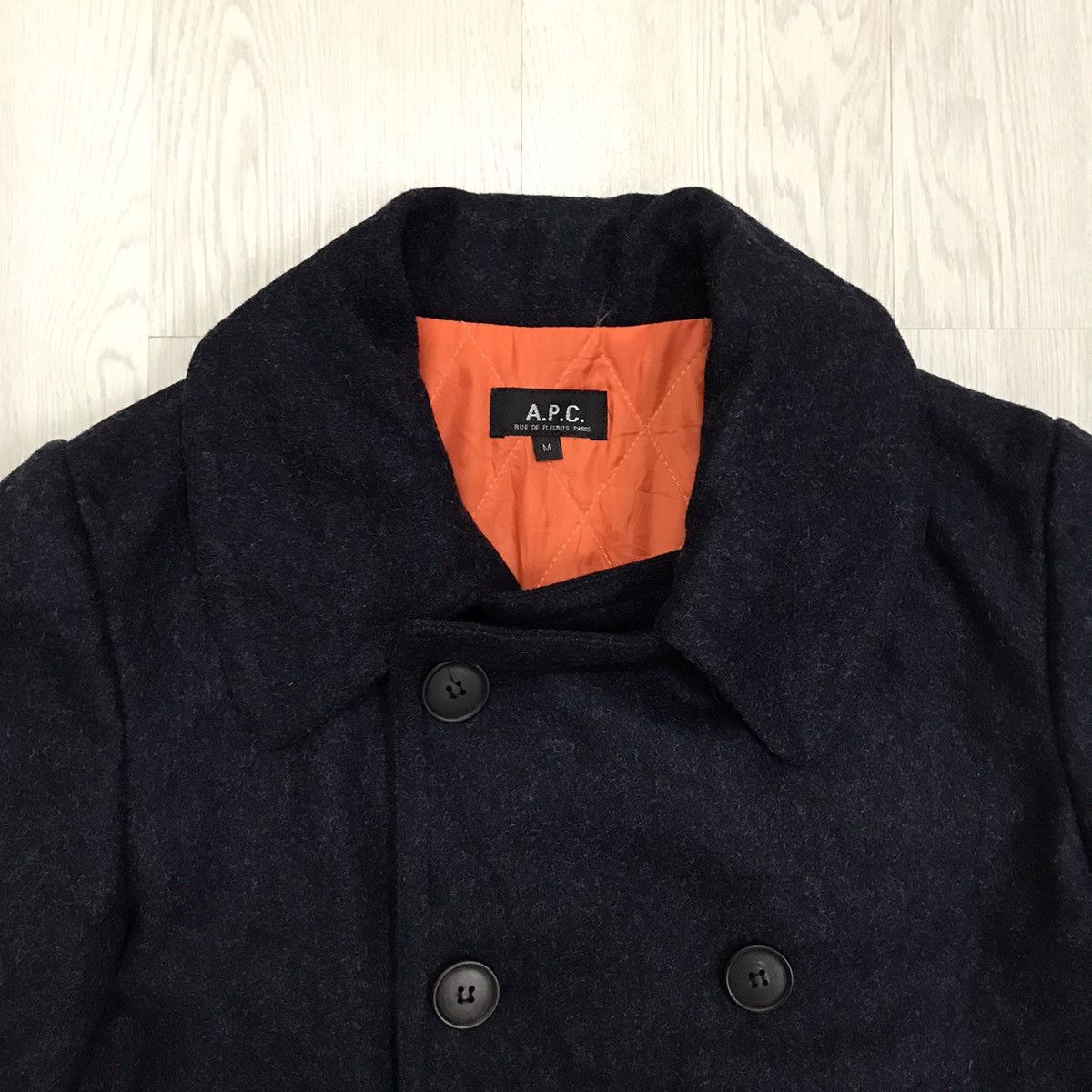 A.P.C. × Vintage Vintage A.P.C Wool Jacket Made In Romania Size M / US 6-8 / IT 42-44 - 5 Thumbnail