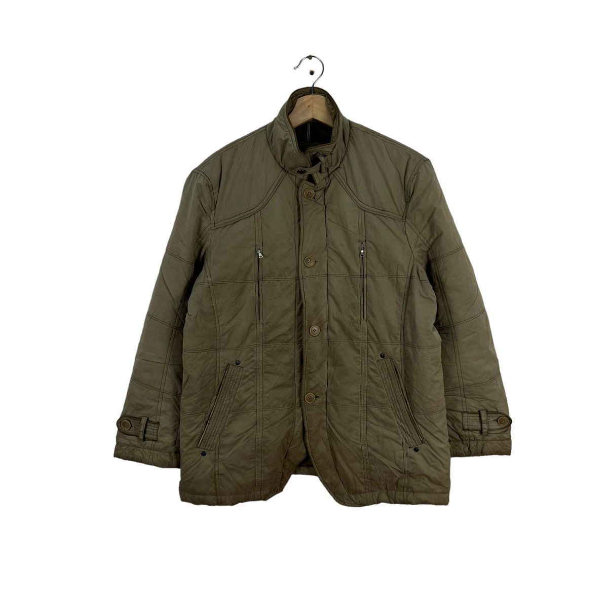 Japanese Brand VINTAGE LIGHT PUFFER JACKET LIVE UP INSPIRED ISSEY MIYAKE Size US L / EU 52-54 / 3 - 1 Thumbnail