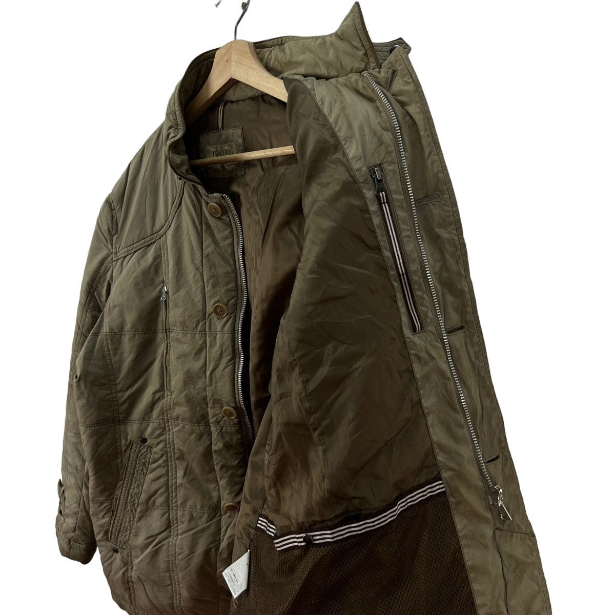 Japanese Brand VINTAGE LIGHT PUFFER JACKET LIVE UP INSPIRED ISSEY MIYAKE Size US L / EU 52-54 / 3 - 6 Thumbnail