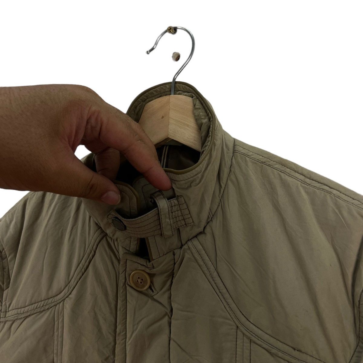 Japanese Brand VINTAGE LIGHT PUFFER JACKET LIVE UP INSPIRED ISSEY MIYAKE Size US L / EU 52-54 / 3 - 3 Thumbnail