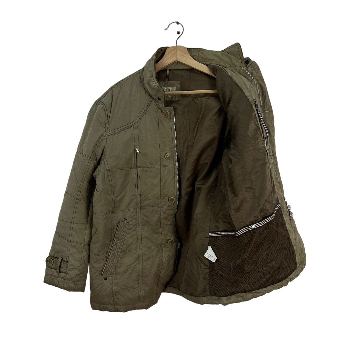 Japanese Brand VINTAGE LIGHT PUFFER JACKET LIVE UP INSPIRED ISSEY MIYAKE Size US L / EU 52-54 / 3 - 7 Thumbnail