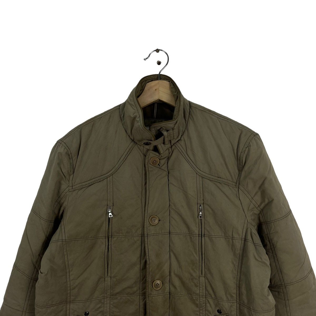Japanese Brand VINTAGE LIGHT PUFFER JACKET LIVE UP INSPIRED ISSEY MIYAKE Size US L / EU 52-54 / 3 - 5 Thumbnail