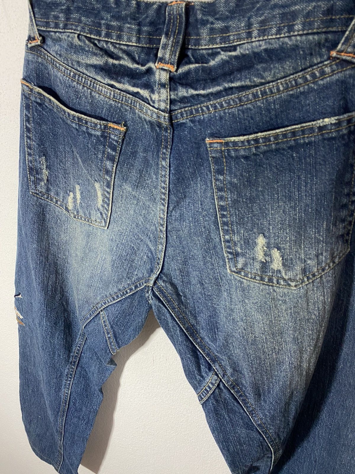 Japanese Brand nylaus jeans x demine x sukajan embroidered Size US 31 - 13 Thumbnail