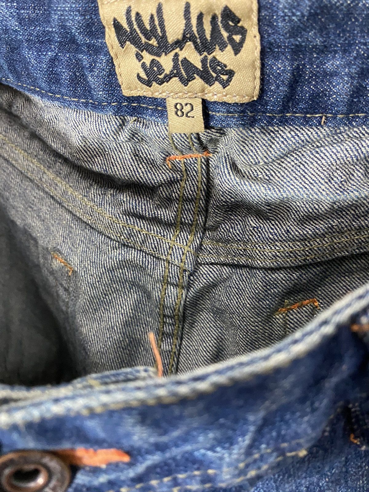 Japanese Brand nylaus jeans x demine x sukajan embroidered Size US 31 - 8 Thumbnail